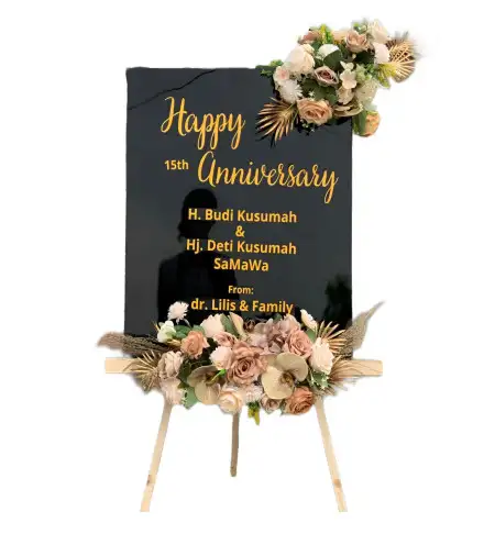 Papan Bunga Akrilik Adiwarno